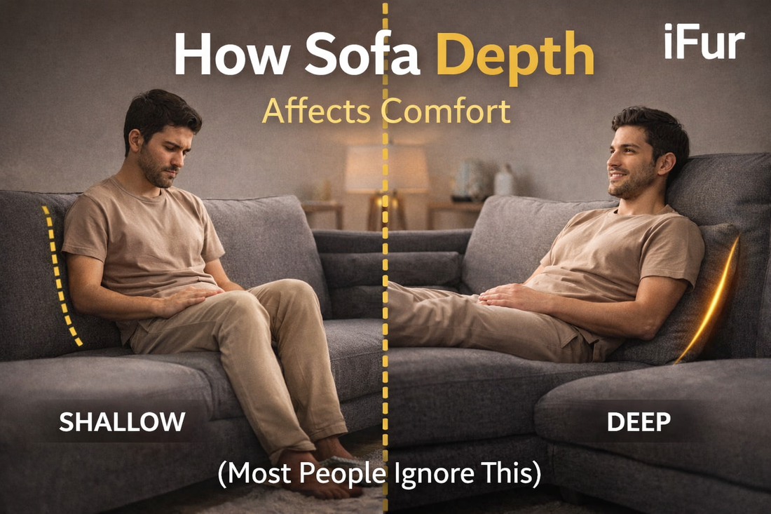 How Sofa Depth Affects Comfort (Most People Ignore This)