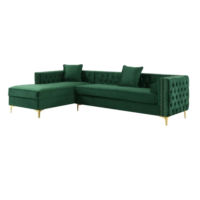 Aesthetic Modern Velvet Chesterfield Sofa