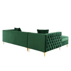 Aesthetic Modern Velvet Chesterfield Sofa