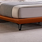 Opulent Luxury Upholstered Bed In Leatherette