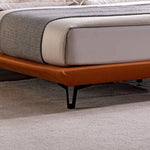 Opulent Luxury Upholstered Bed In Leatherette