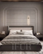 Grayoir Modern Upholstered Bed