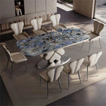 Leaf Modern Luxury Contemporary Dining Set