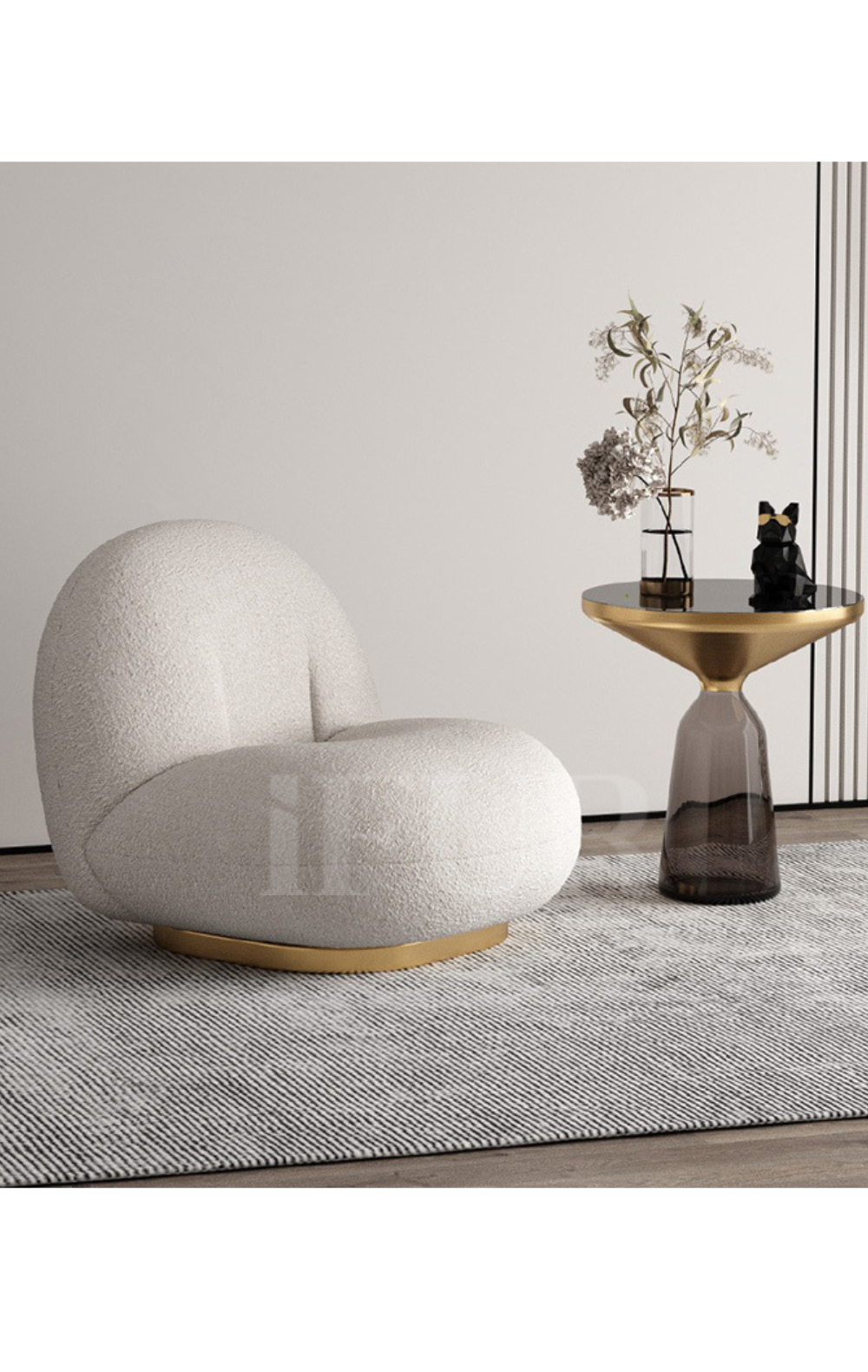 Pebble Seat Lounge Chair