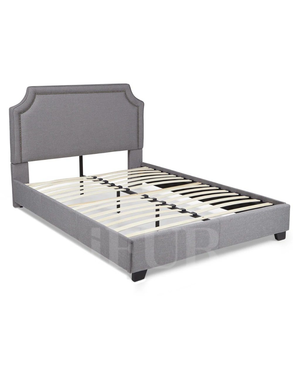 Monarch Rise Upholstered Metal Platform Bed