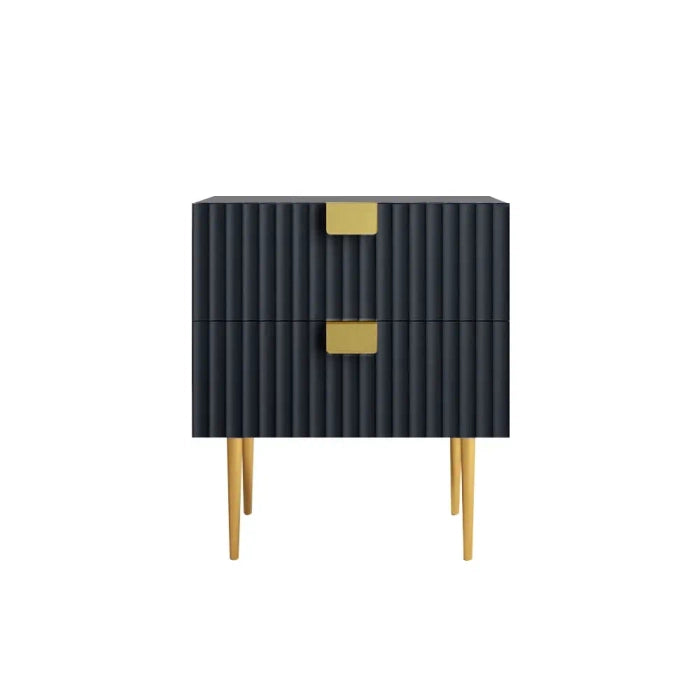 Sebastian Modern Bed Side Table With Drawers