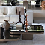 Rusta Modern Contemporary Nesting Coffee Table Set Of 3