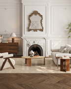Canyon Cream Velvet 2 Seater Modular Sofa With Ash Wood Frame