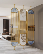 Mahir Modern Metal Partition With Marble