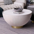 Bloom Modern Round Drum Coffee Table