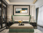 Atlas Luxury Velvet Upholstered Bed