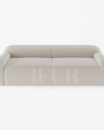 Capella Living Velvet Upholstered 3-Seater Luxury Sofa