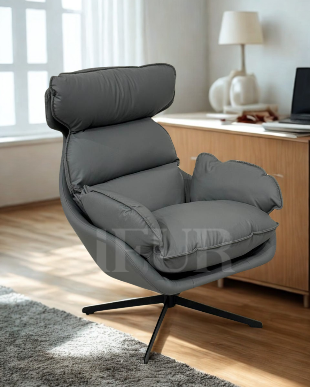 AuraMotion Swivel Sofa Chair