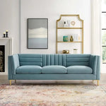 Kely Modern Velvet Upholstery Luxury Sofa