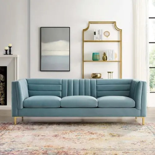 Kely Modern Velvet Upholstery Luxury Sofa