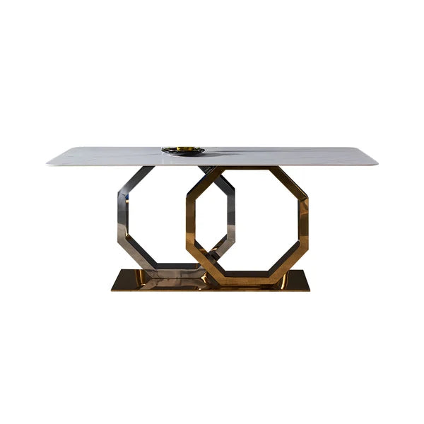 Tiram Modern Contemporary Titanium Dining Set
