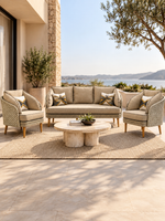 The Salvo Outdoor Sofa — Luxury Woven Lounge Sofa