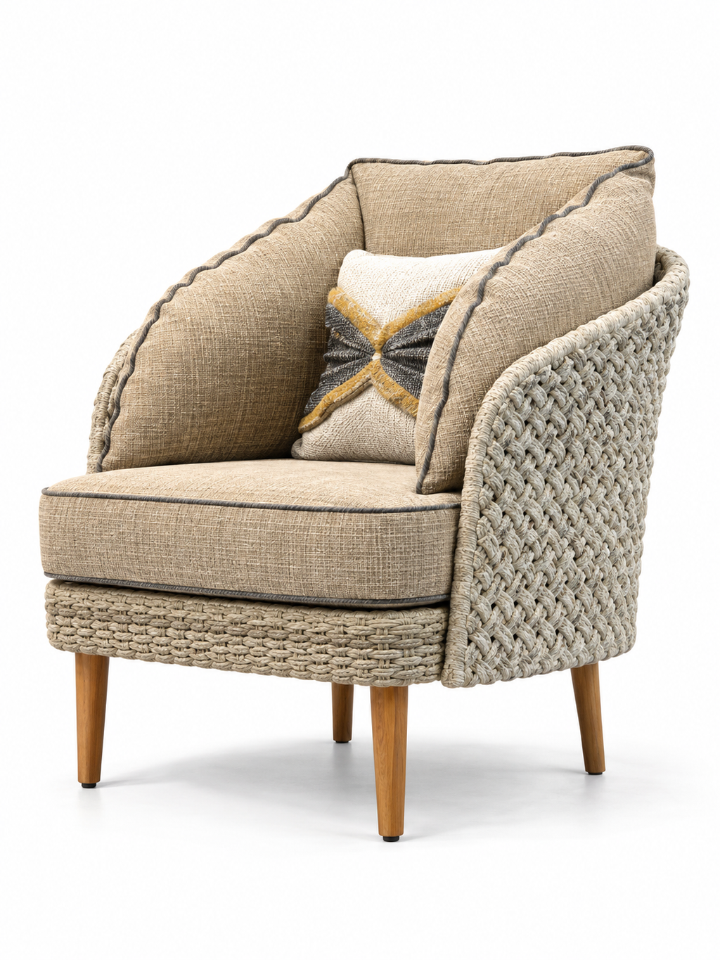 The Salvo Outdoor Sofa — Luxury Woven Lounge Sofa