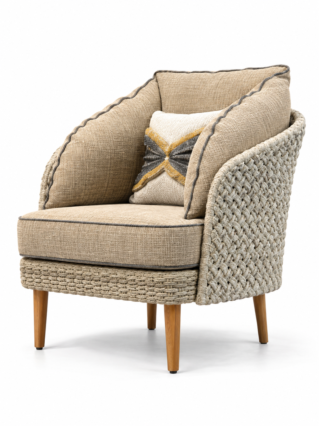 The Salvo Outdoor Sofa — Luxury Woven Lounge Sofa