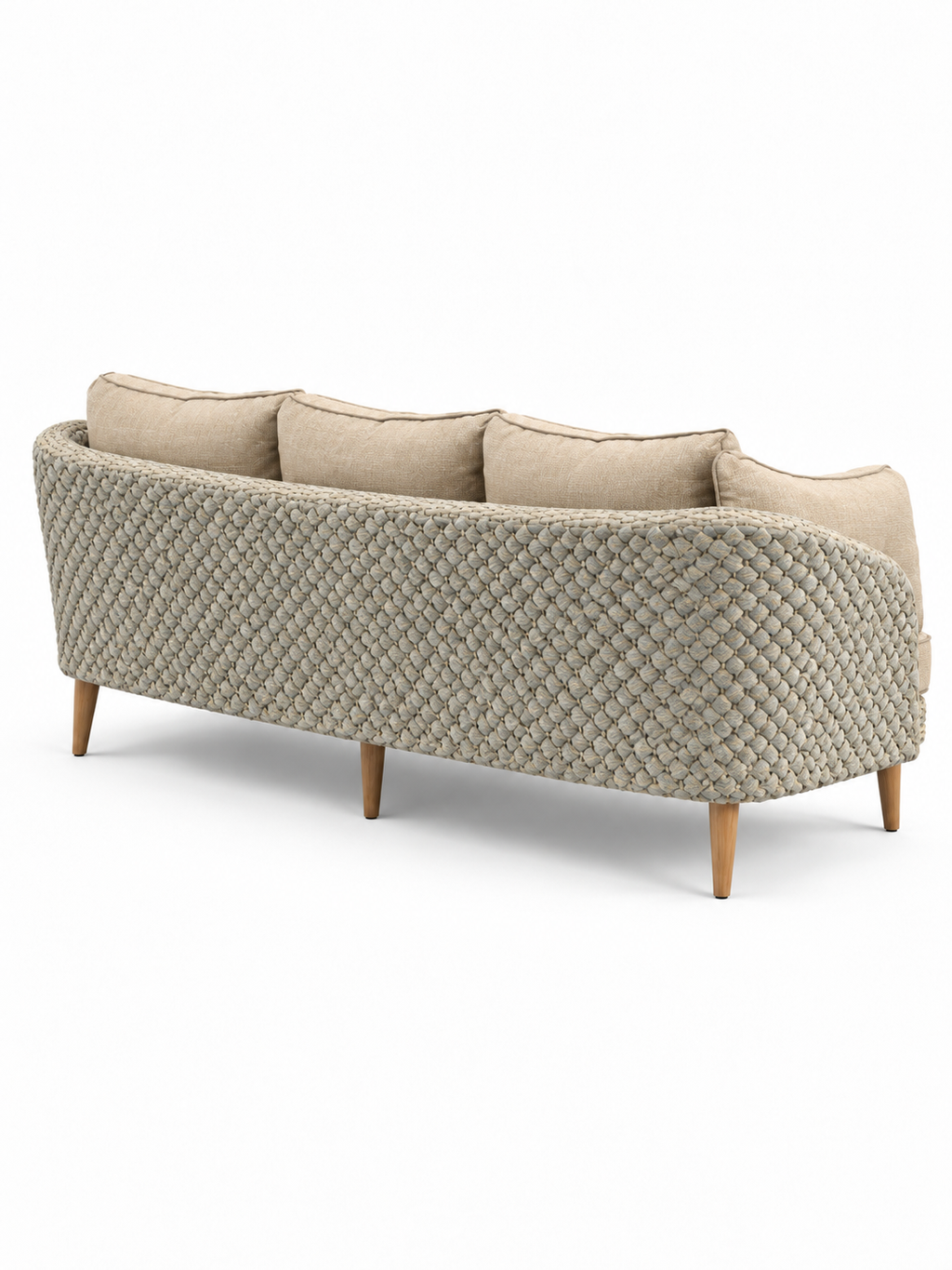 The Salvo Outdoor Sofa — Luxury Woven Lounge Sofa