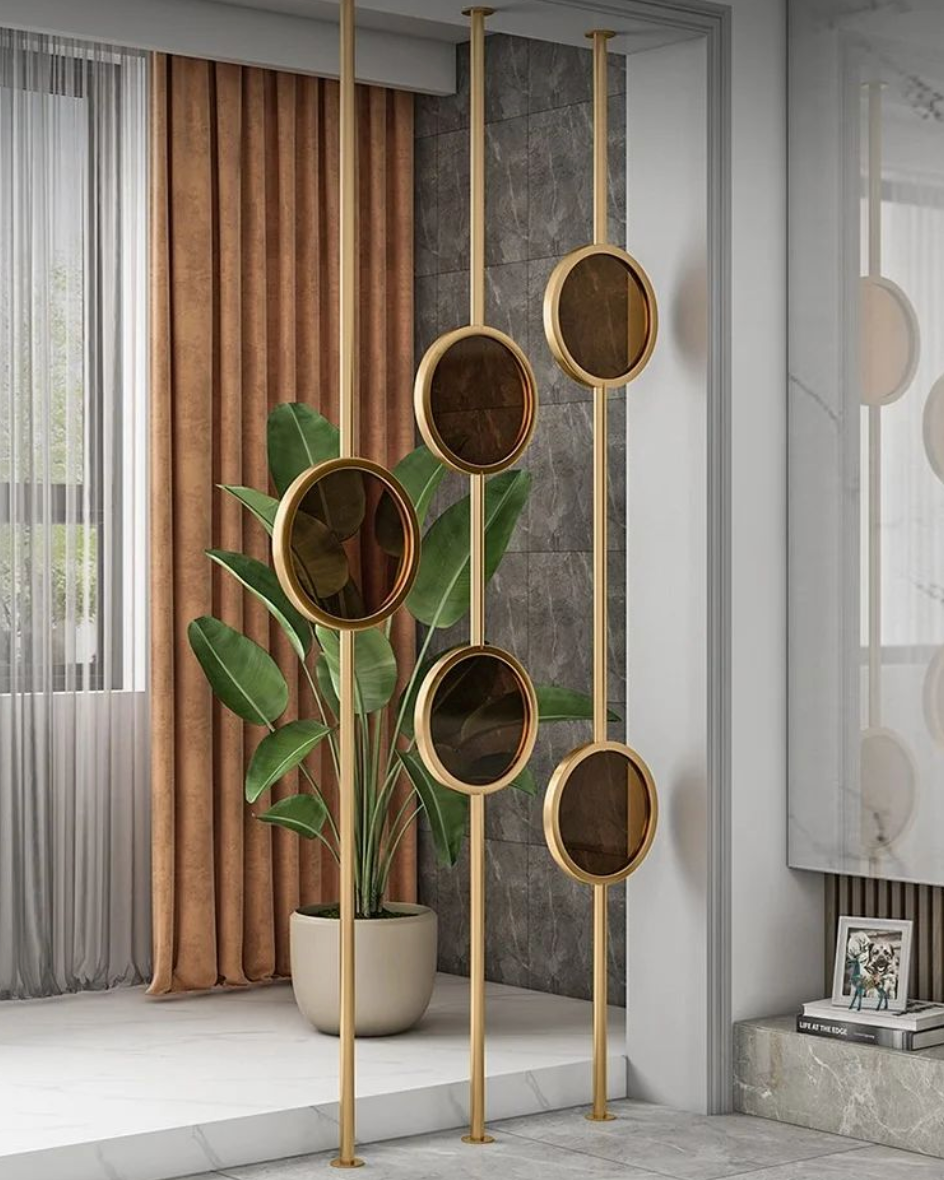 Bosco Minimalist Steel Partition Set of 6