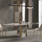 Plush Rectangle Contemporary 8 Seater Dining Table