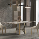 Plush Rectangle Contemporary 8 Seater Dining Table