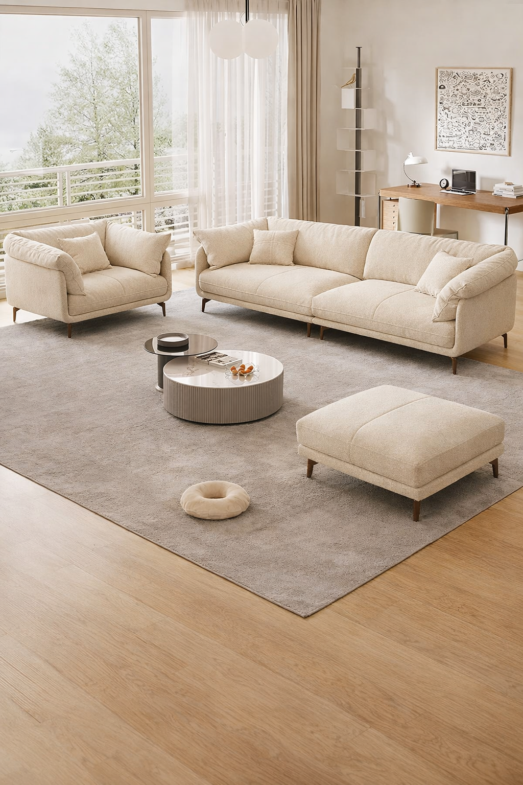 Greeno Modern Luxury Sleek Sofa Set