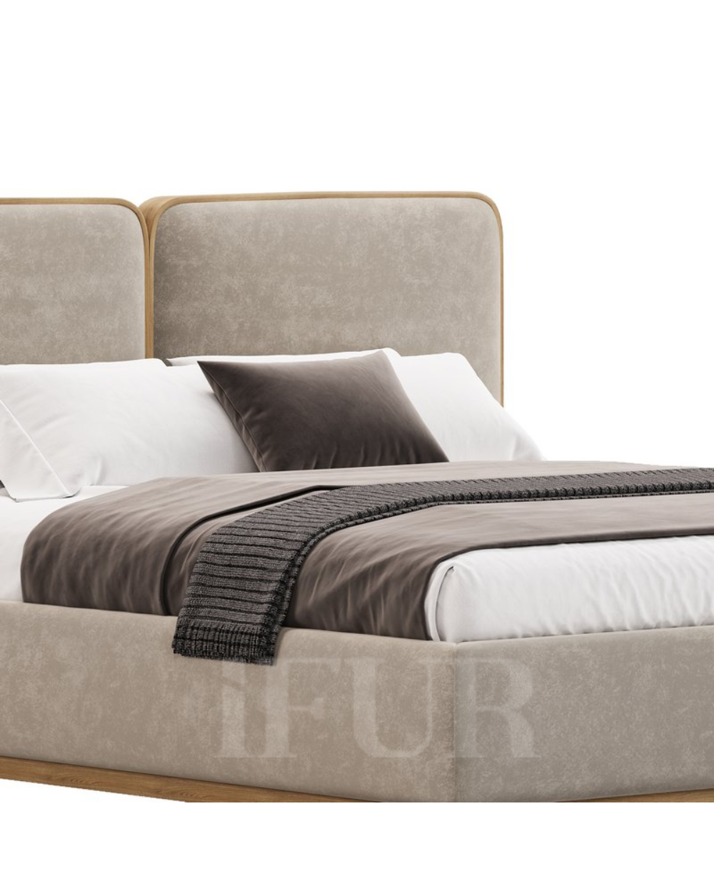 Tavira Luxury Upholstered Plush Bed