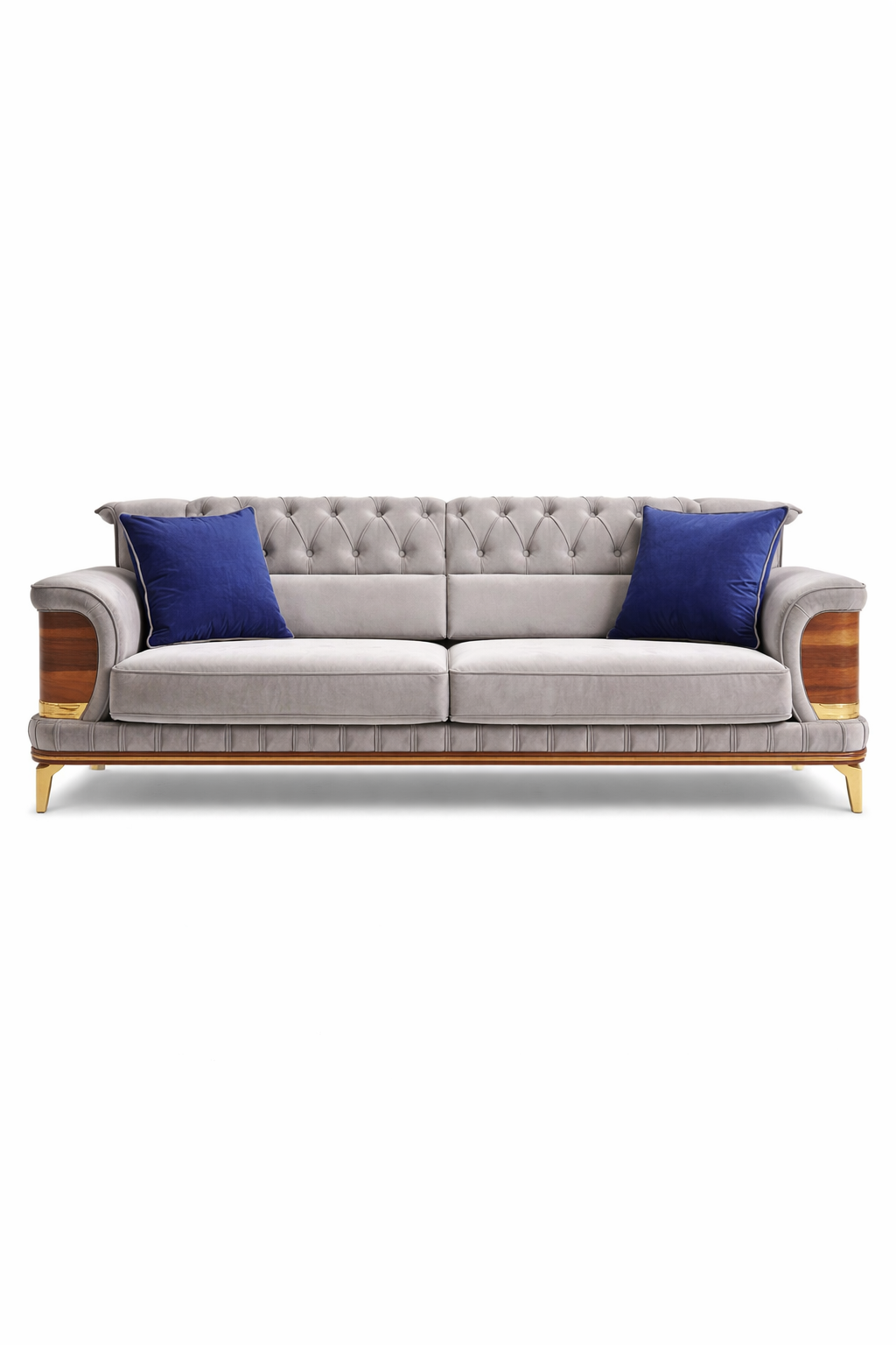 Oyster Luxury Turkish Signature Fabric Sofa Set