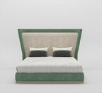 Atlas Luxury Velvet Upholstered Bed