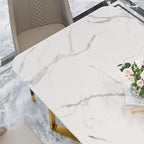 Stern Modern Luxury Dining Table Set