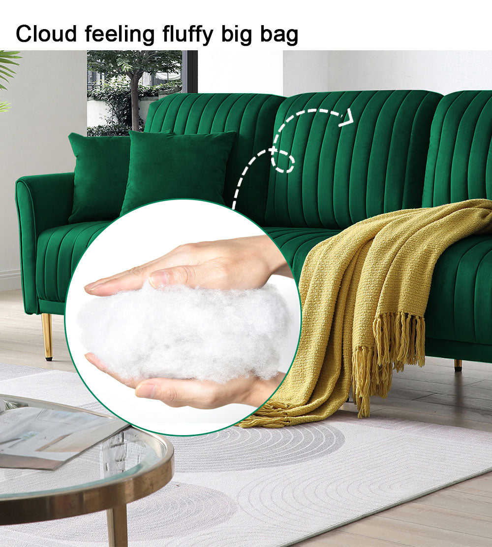 Charisma Luxury Upholstered Modern Couch Sofa