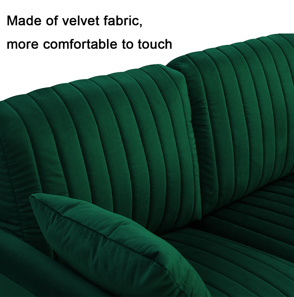 Charisma Luxury Upholstered Modern Couch Sofa