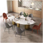 Louis Luxury Oval 8 Seater Dining Table Set Part Pay 2