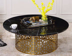 Ellam Marble Round Coffee Table