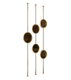 Bosco Minimalist Steel Partition Set of 6