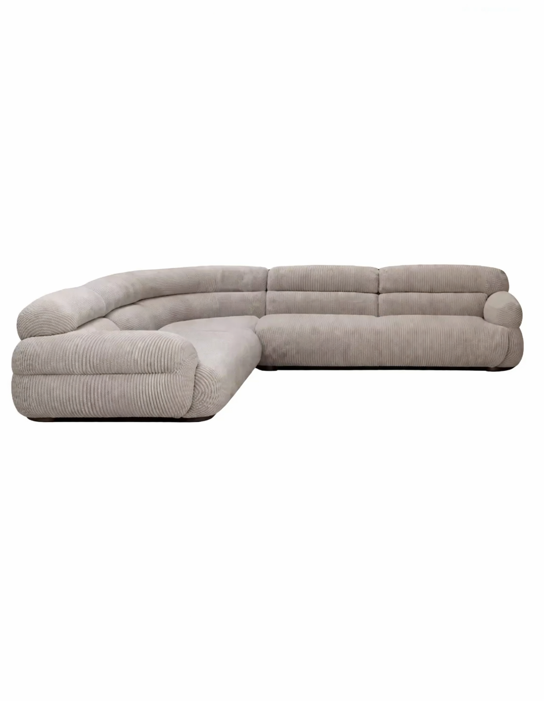 Luano L Shaped Upholstered Boucle 8 Seater Sofa Set