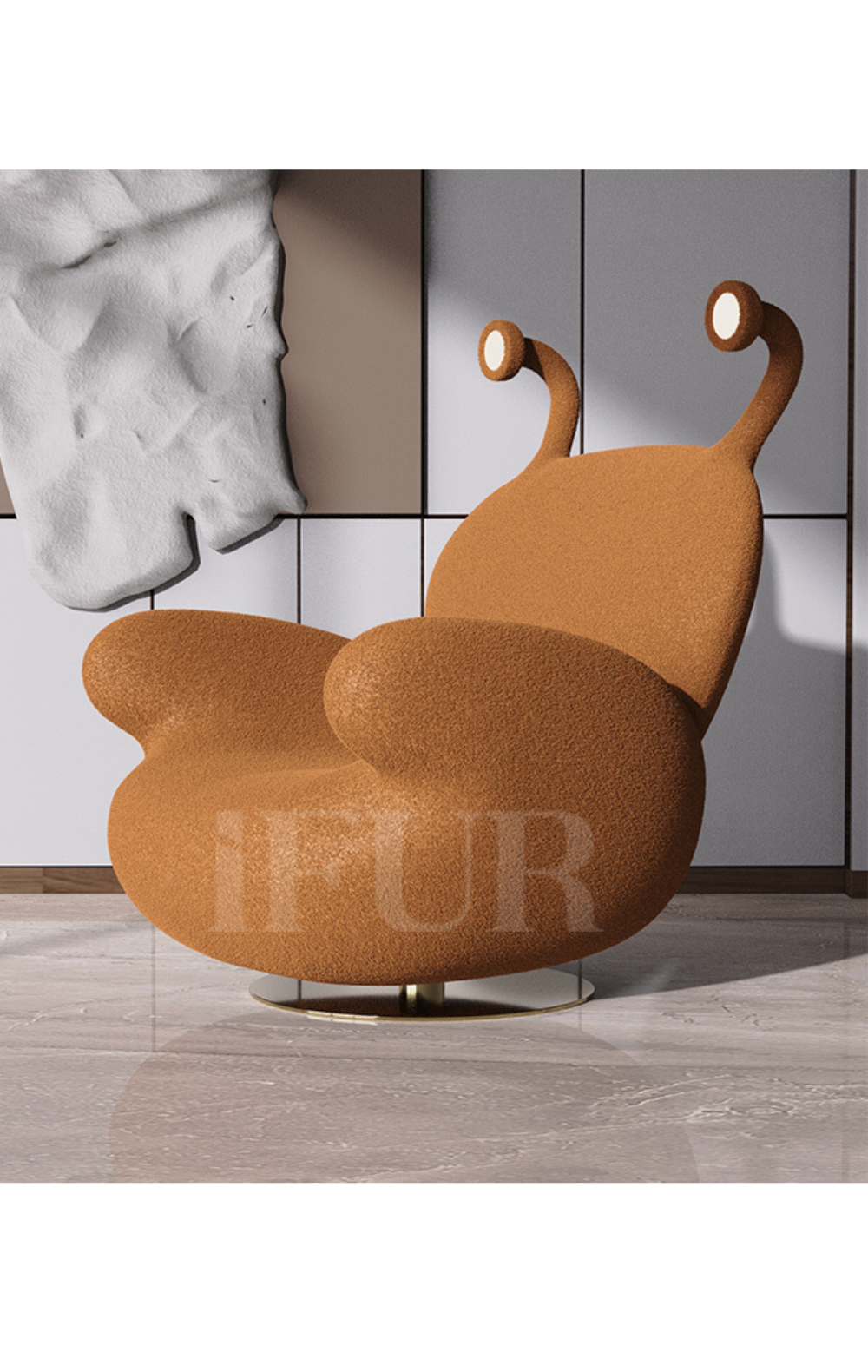Snail Swivel Kids Sofa Chair