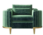 Armour Luxury And Modern Wooden Sofa Set With Wooden Base