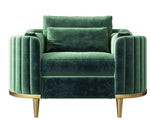 Armour Luxury And Modern Wooden Sofa Set With Wooden Base