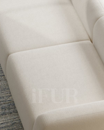Capella Living Velvet Upholstered 3-Seater Luxury Sofa