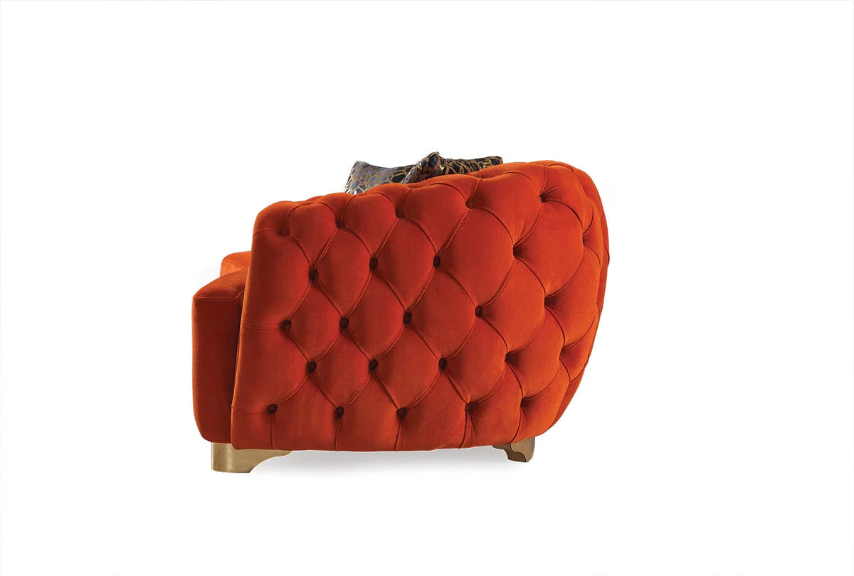 Milano Modern Luxury Chesterfield Designer Sofa Set