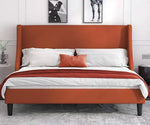 Tranquil Modern Minimalist Upholstered Bed