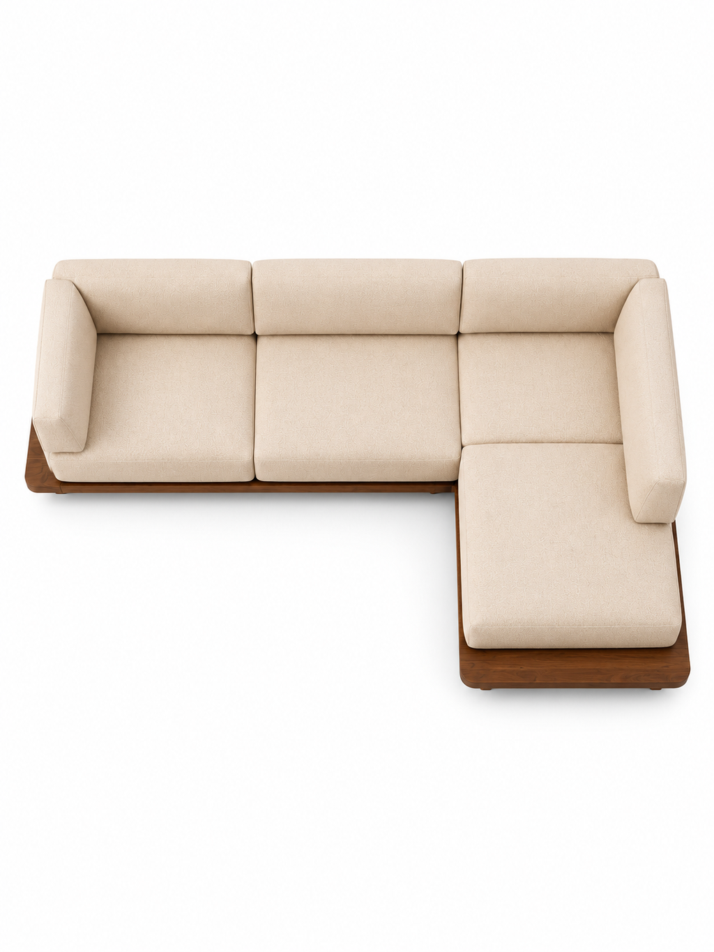 The Kervona Sofa — Luxury Modern L-Shaped Bouclé Fabric Sofa