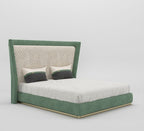 Atlas Luxury Velvet Upholstered Bed