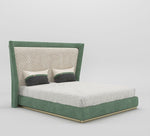 Atlas Luxury Velvet Upholstered Bed