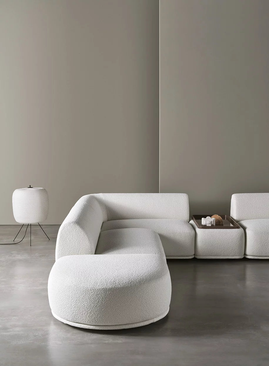 Rene Modern Boucle Sofa Set With Centre Table