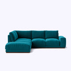 Epic Modern Teal L Shaped Corner Sofa