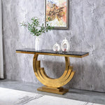 Mozo Designer Luxury Console with  Marble Top